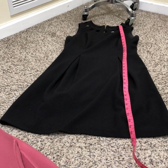 Eliza J Dress Size 4 Black Dress Cutout Fit and Flare - Picture 9 of 9